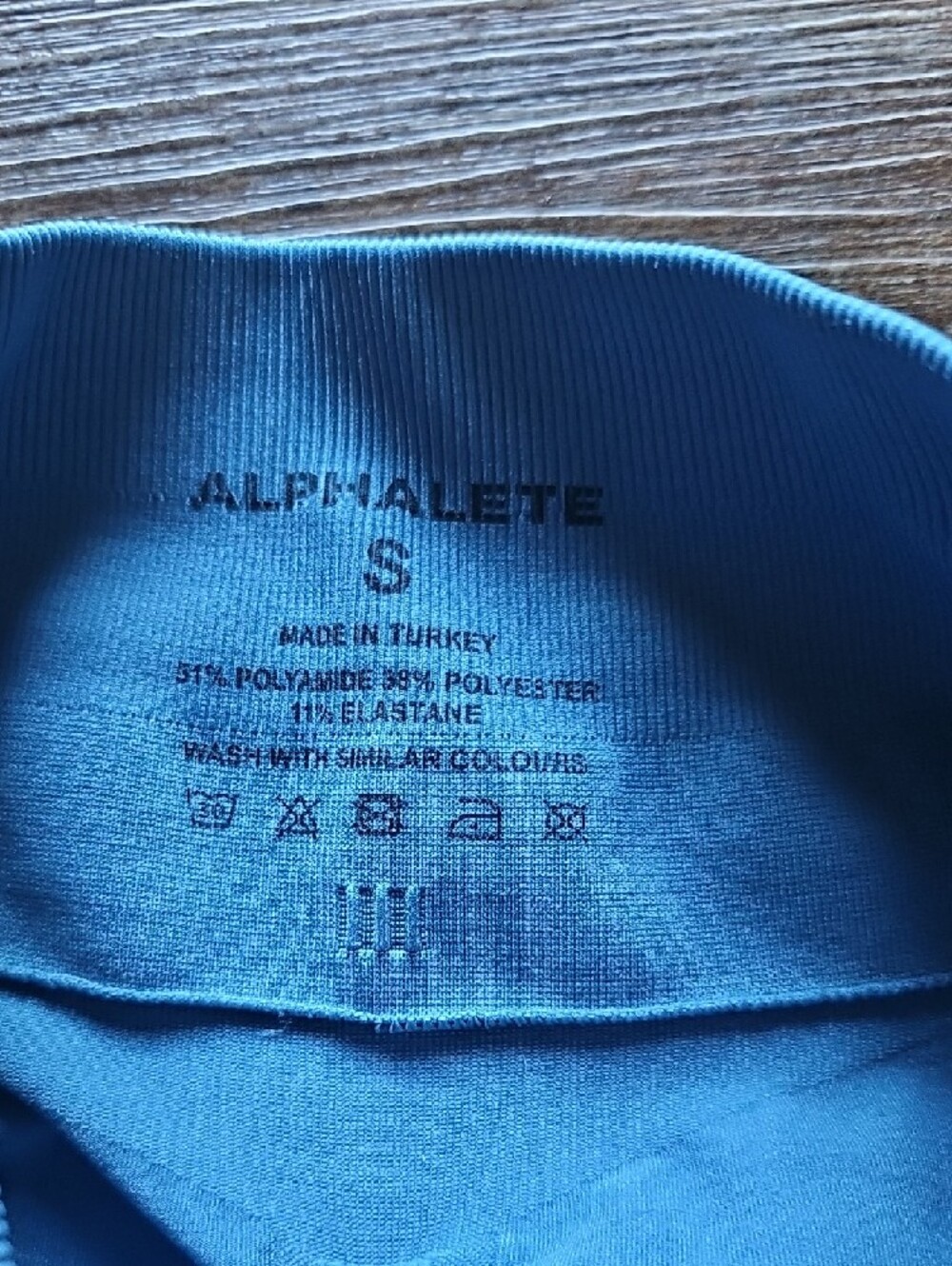 Alphalete Pump High Rise Short Coastal Blue - Picture 3 of 3